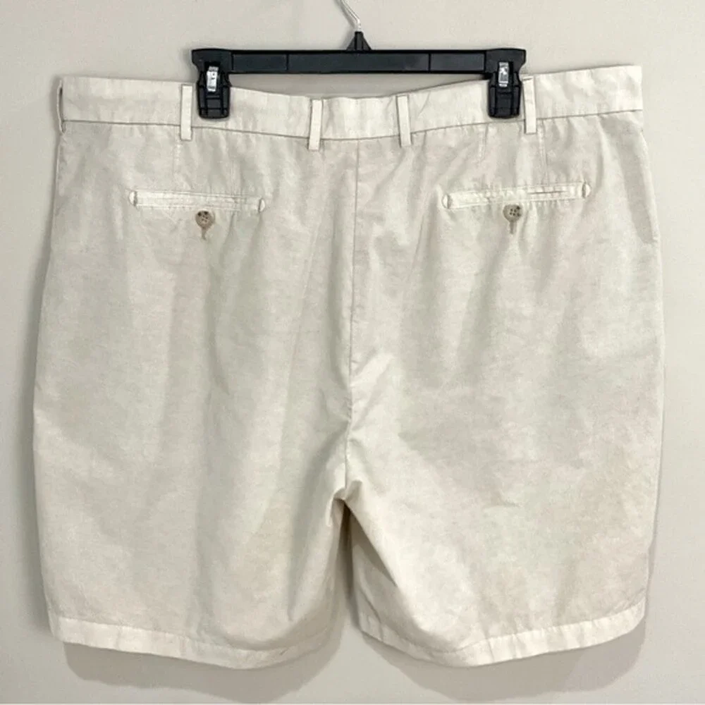 Peter Millar Seaside Khaki Shorts Poplin Men's Sz 42 Classic Fit Preppy Golf